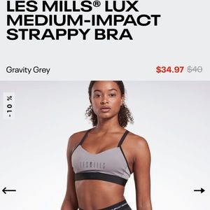Reebok les mills sports bra